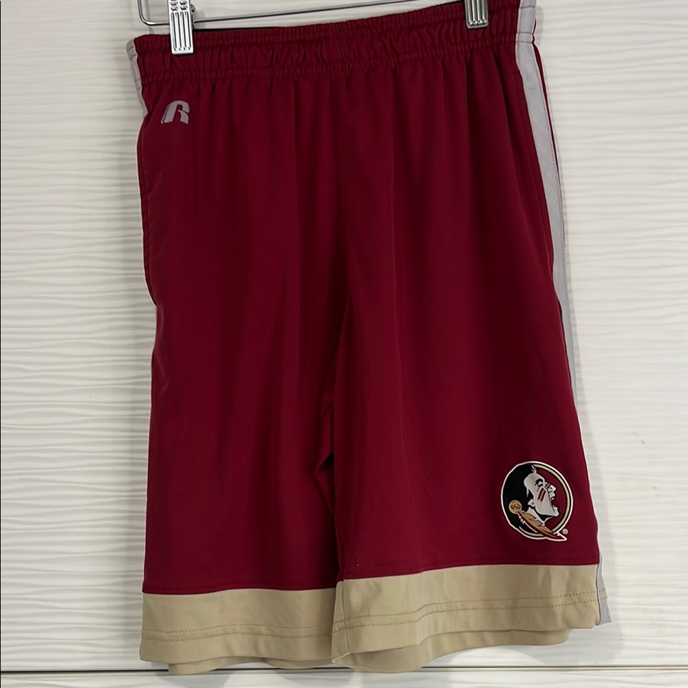 Russell Athletic boys kids size Lg 10/12 FSU SEMINOLES BASKETBALL SHORTS